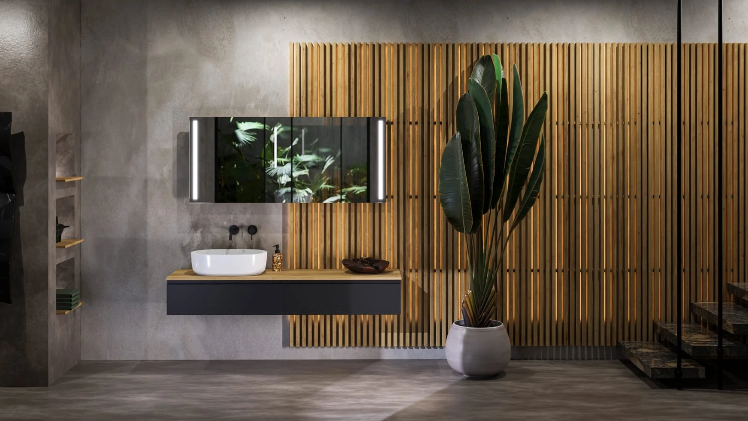 Steinkamp Value Flächenspiegel 160 cm mit LED-Beleuchtung Steinkamp Value Flächenspiegel 160 Cm Mit LED-Beleuchtung -Steinkamp steinkamp badmoebel value spiegel und spiegelschraenke 9255656