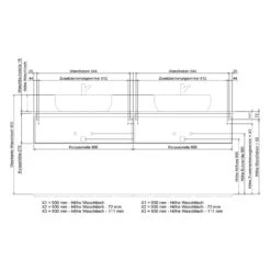 Steinkamp Value Waschtischkonsole 181 Cm Für 2 Waschtische, Mit 2 Auszügen -Steinkamp steinkamp badmoebel value waschtischkonsolen 181 cm 6855848
