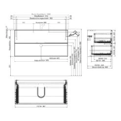 Steinkamp Living 2.0 Waschtischunterschrank 97 Cm Für GROHE Essence Waschtisch 100 Cm -Steinkamp steinkamp badmoebel waschtischunterschraenke living 2 waschtischunterschrank 4230361