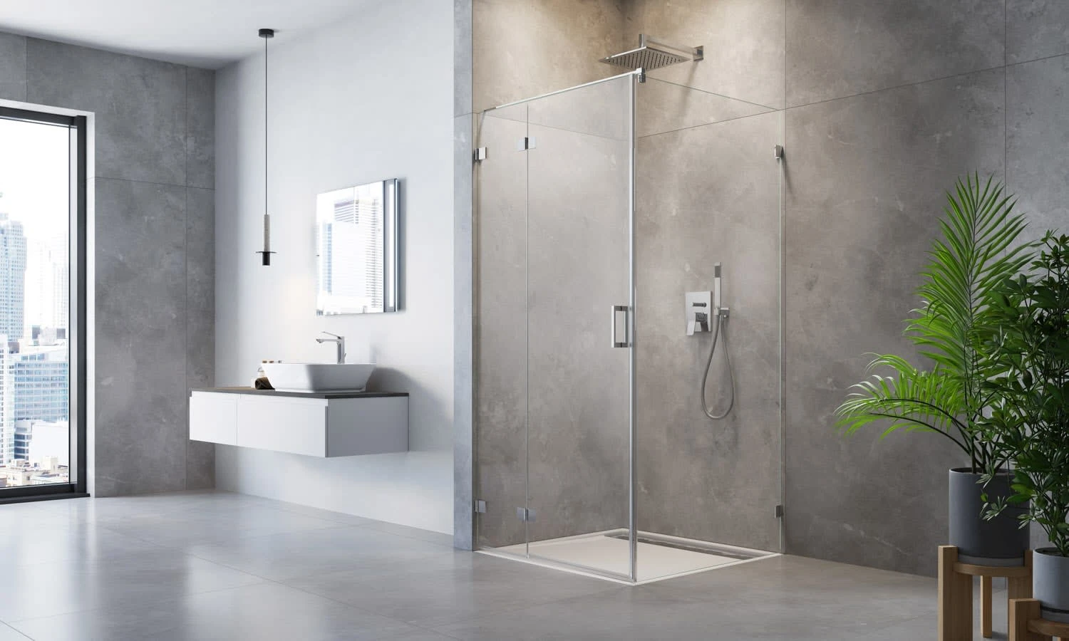 Steinkamp Life Drehtür an Nebenteil mit Seitenwand Sondermaß bis 160 x 200 cm, Anschlag links inkl. easypearl, mittig mattiert Steinkamp Life Drehtür An Nebenteil Mit Seitenwand Sondermaß Bis 160 X 200 Cm, Anschlag Links Inkl. Easypearl, Mittig Mattiert -Steinkamp steinkamp duschabtrennungen life drehtuer an nebenteil 10803434