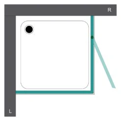 Steinkamp Life Drehtür An Nebenteil Mit Seitenwand Sondermaß Bis 160 X 200 Cm, Anschlag Rechts Inkl. Easypearl -Steinkamp steinkamp duschabtrennungen life drehtuer an nebenteil 6513344