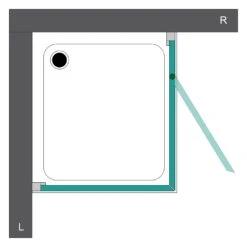 Steinkamp Lifestyle Drehtür Mit Seitenwand 90 X 80 Cm Anschlag Rechts Inkl. Easypearl -Steinkamp steinkamp duschabtrennungen lifestyle drehtuer mit seitenwand 6119359