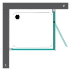 Steinkamp Living Drehtür An Nebenteil Mit Seitenwand 80 X 90 Cm Anschlag Rechts Inkl. Easypearl -Steinkamp steinkamp duschabtrennungen living drehtuer mit seitenwand 6080236