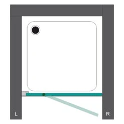 Steinkamp Living Nischentür An Nebenteil 90 X 200 Cm Anschlag Links Inkl. Easypearl -Steinkamp steinkamp duschabtrennungen living nischentuer 90 x 6129760