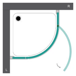 Steinkamp Living Runddusche 3-teilig 100 X 100 Cm Radius 55 Cm Anschlag Rechts Inkl. Easypearl -Steinkamp steinkamp duschabtrennungen living runddusche 3 teilig 6768597