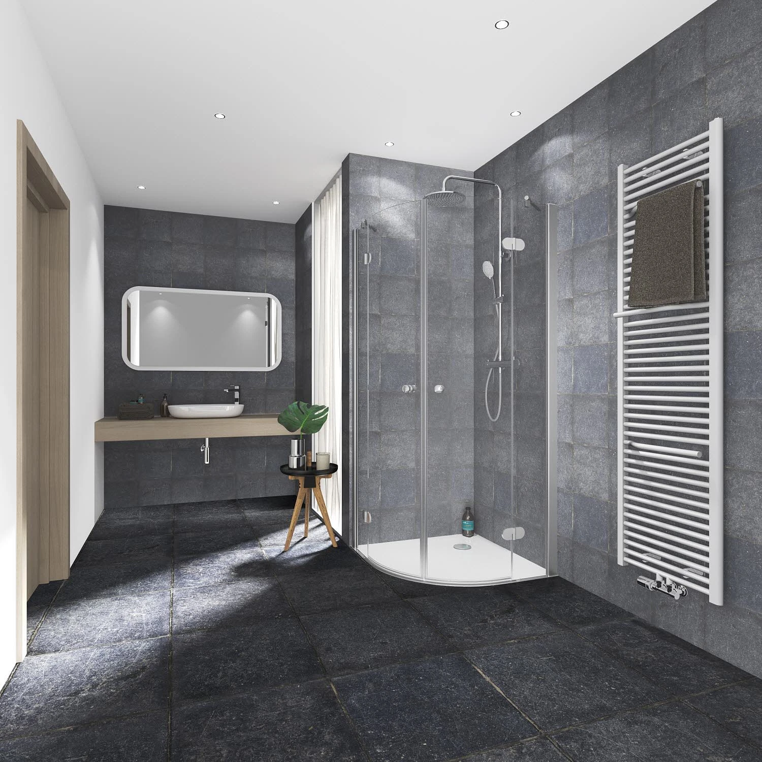 Steinkamp Living Runddusche 4-teilig 100 x 100 cm Radius 50 cm inkl. easypearl Steinkamp Living Runddusche 4-teilig 100 X 100 Cm Radius 50 Cm Inkl. Easypearl -Steinkamp steinkamp duschabtrennungen living runddusche 4 teilig 6162040