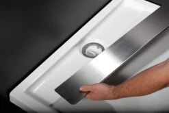 Steinkamp Living Duschwanne 110 X 80 Cm Mit Ablaufrinne, Superflach