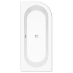 Steinkamp Living Eckbadewanne 180 X 80 Cm Mit Schürze Rechts, Inkl. Ab- Und Überlaufgarnitur M5