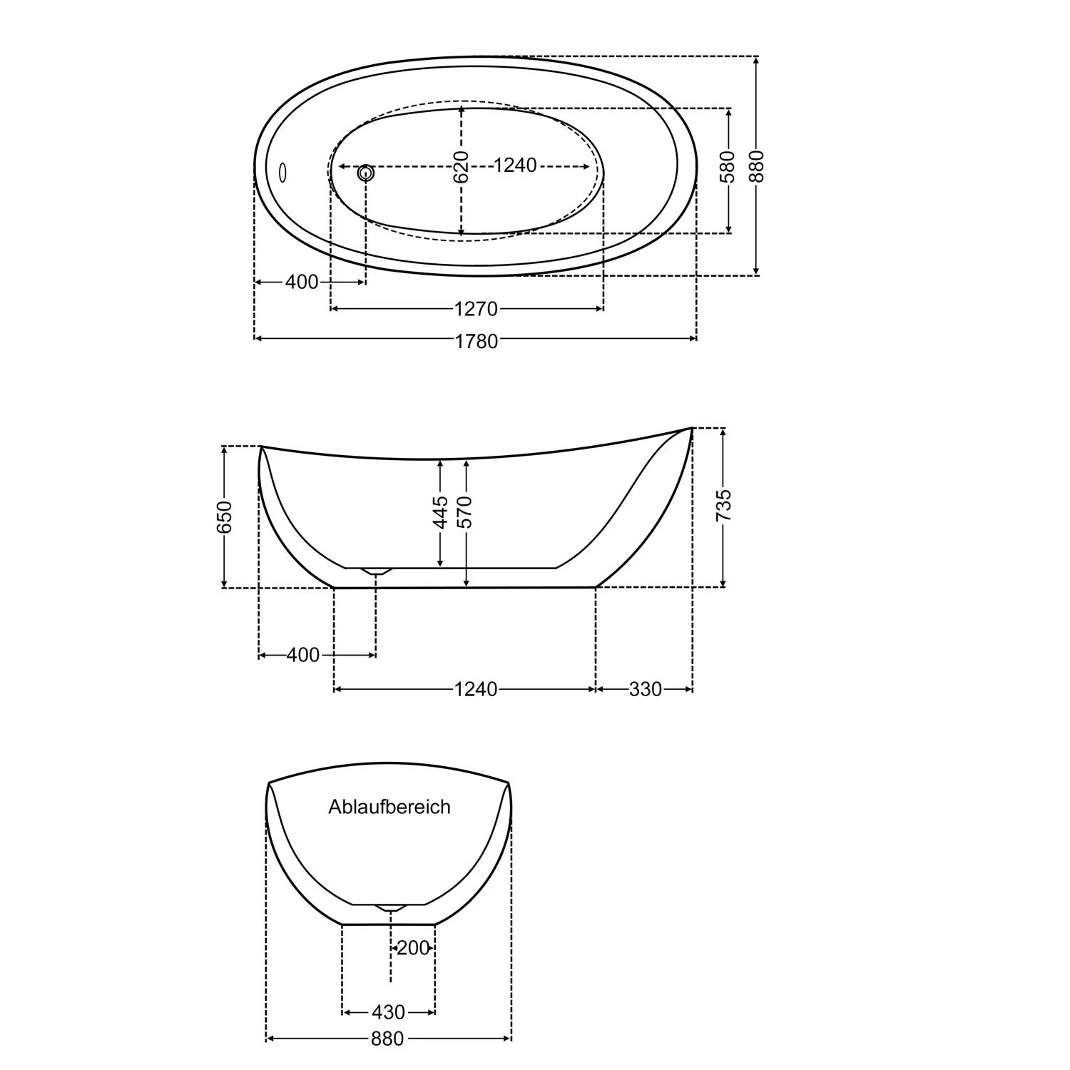 Steinkamp Loft freistehende Ovalbadewanne 178 x 88 cm Steinkamp Loft Freistehende Ovalbadewanne 178 X 88 Cm -Steinkamp steinkamp freistehende badewannen loft ovalbadewanne 177 7103571