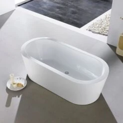 Steinkamp Loft Freistehende Ovalbadewanne 185 X 85 Cm Inkl. Viega Multiplex